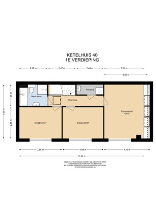 Floorplan - Ketelhuis 40, 1431 LT Aalsmeer